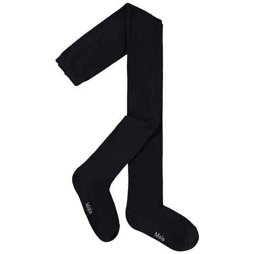 Molo Solid Strømper Black | Sort | 92/98 cm