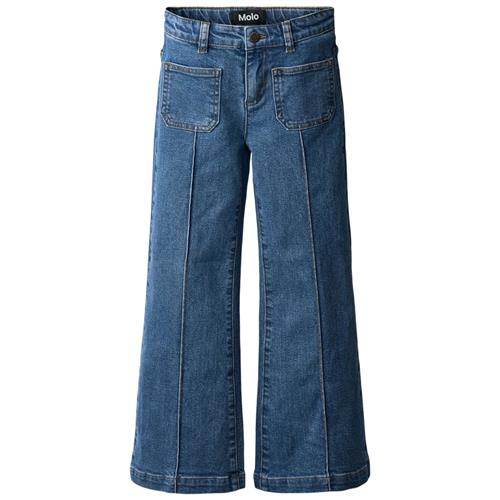Molo Adina Vævede Bukser Washed Vintage | Blå | 140 cm