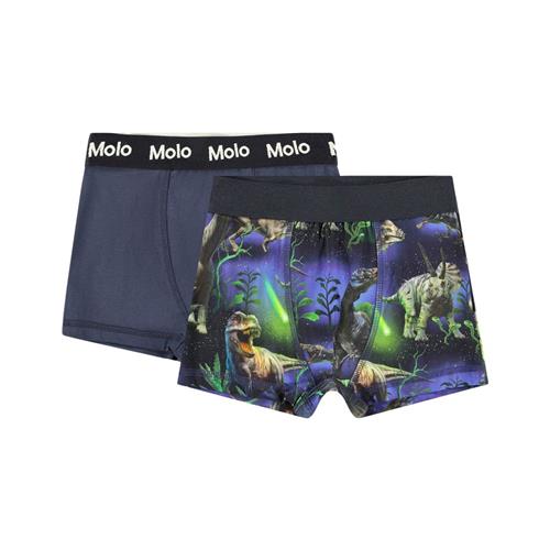 Molo GOTS Justin 2-pak Boxershorts Dino Galaxy | Blå | 146/152 cm