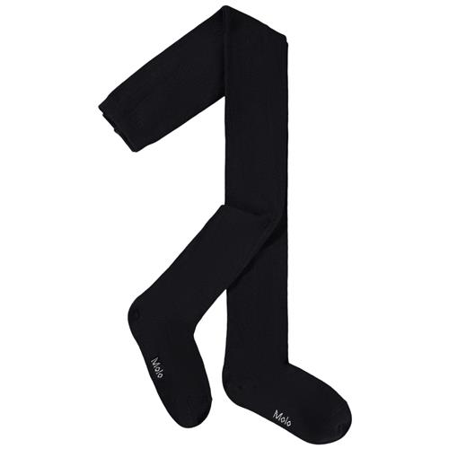 Molo Solid Strømper Black 134/140 cm    134/140 cm  unisex