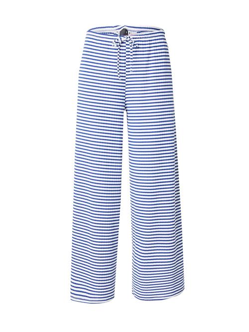 Gina Tricot Bukser  blå / hvid