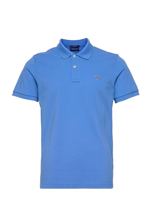 Original Pique Ss Rugger GANT Blue