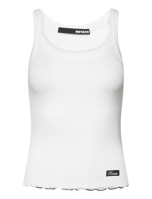 Rib Tank Top ROTATE Birger Christensen White