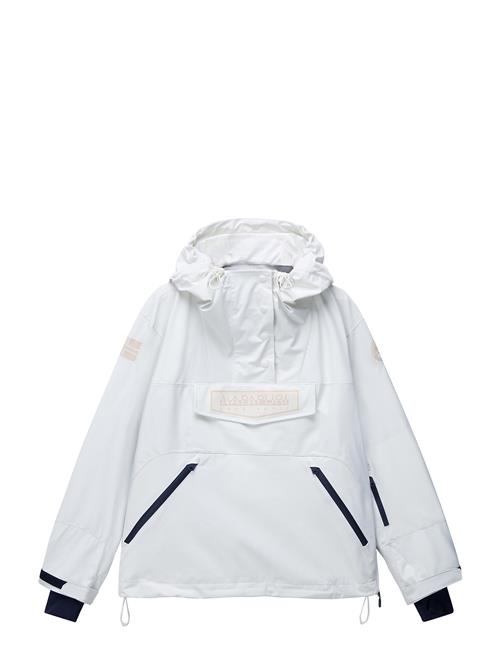 Rainforest Ice Anorak Jacket Napapijri White