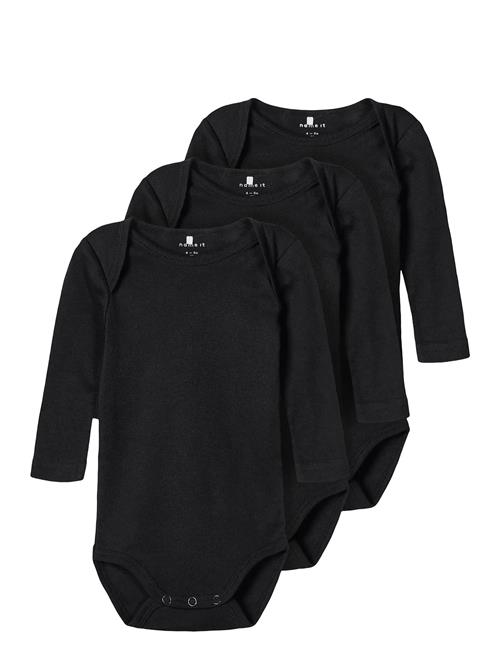 Nbnbody 3P Ls Solid Noos Name It Black