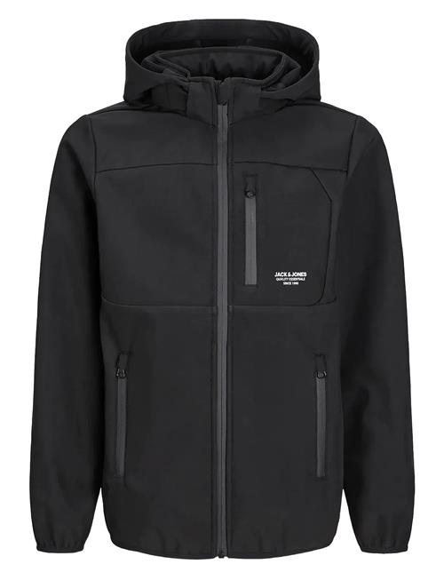 Se Jack & Jones Jjtheo Softshell Jacket Noos Jnr Jack & J S Black ved Booztlet
