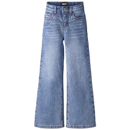 Molo Asta Vævede Bukser Rhinestone Denim 122 cm    122 cm  unisex