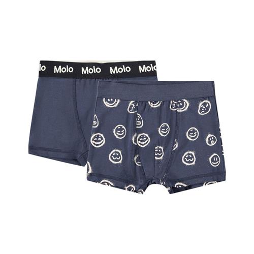 Molo GOTS Justin 2-pak Boxershorts Moods Blue 98/104 cm    98/104 cm  Unisex