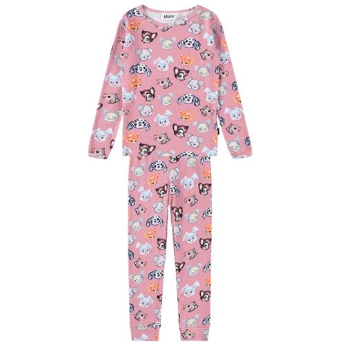 Se Molo GOTS Lue Pyjamas Itty Bitty Blush 122 cm    122 cm  unisex ved Babyshop