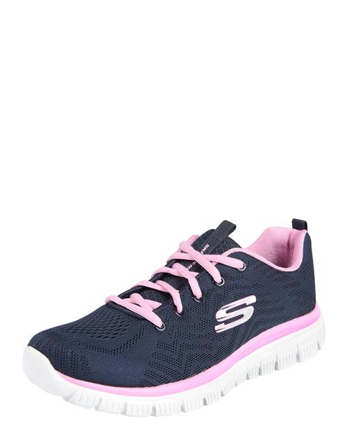 Se SKECHERS Sneaker low 'Graceful Get Connected'  navy / lyserød ved About You