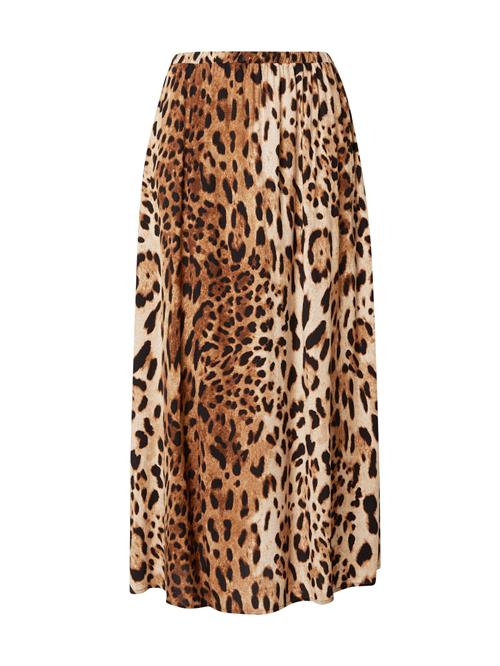 VILA Nederdel 'VILea'  beige / brun / sort