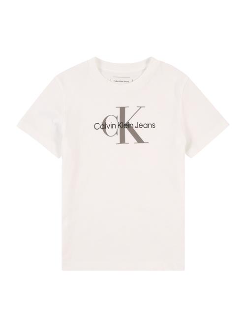 Calvin Klein Jeans Bluser & t-shirts  mørkegrå / sort / hvid