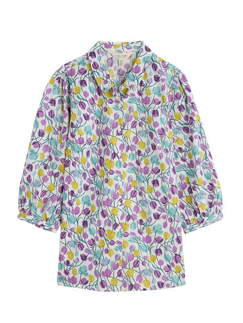 Seasalt Cornwall Bluse 'Hope Cottage'  lyseblå / gul / lilla / hvid