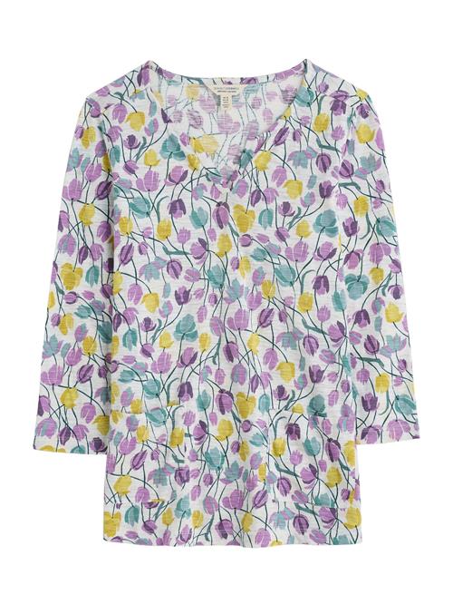 Seasalt Cornwall Bluse 'Gypsophilia'  gul / grøn / lilla / lysviolet / hvid