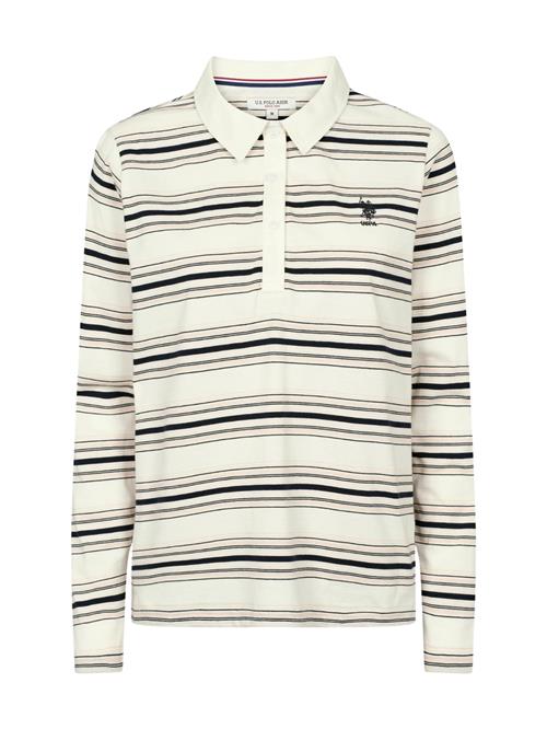 U.S. POLO ASSN. Shirts 'Nanna'  lyserød / sort / naturhvid