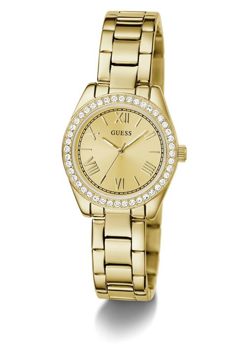 GUESS Analogt ur 'Mini Luna'  guld / transparent