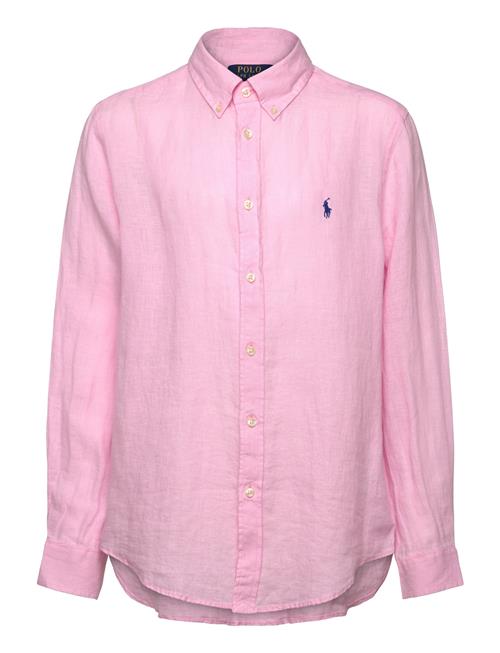 Linen Shirt Ralph Lauren Kids Pink