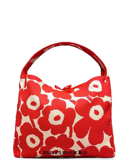 Knitted Bag Large Unikko Marimekko Red