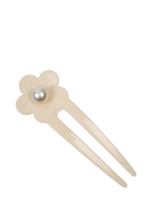 Eva Flower Pearly Clip SUI AVA Cream