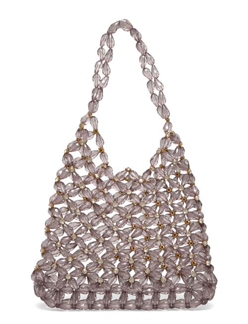 Gala Clutch Net Brown Pipol's Bazaar Beige
