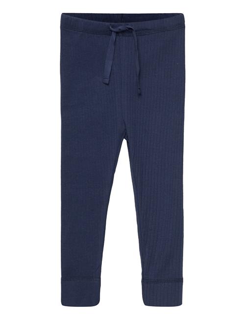 Rib Jersey Leggings W. String Copenhagen Colors Blue