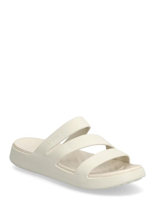 Getaway Strappy Crocs Cream
