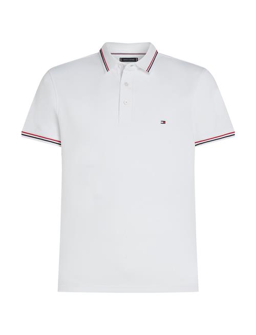 Tipped Slim Fit Polo Tommy Hilfiger White