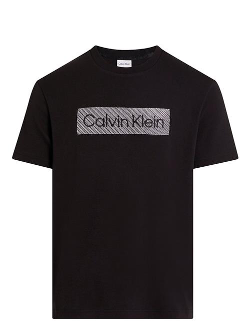 Textured Embroidery T-Shirt Calvin Klein Black