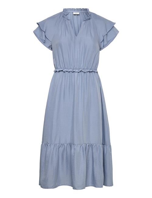 Jdytrain S/L Frill Midi Dress Wvn Exp JDY Blue