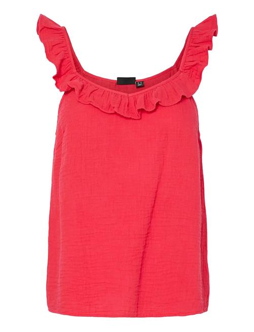 Pcsastina Sl Top Wvn Bc Pieces Red