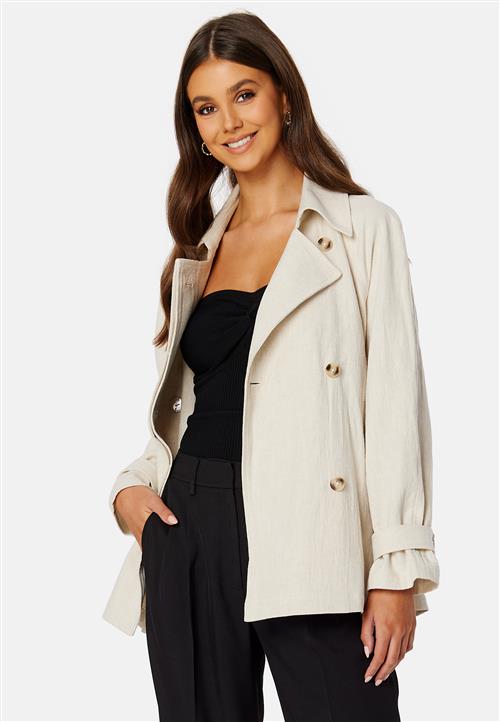 BUBBLEROOM CC Linen Trenchcoat