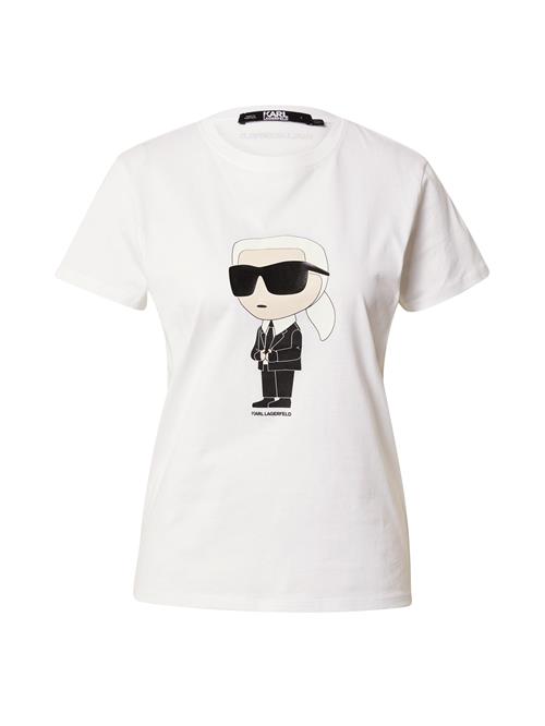Karl Lagerfeld Shirts 'Ikonik 2.0'  creme / sort / offwhite