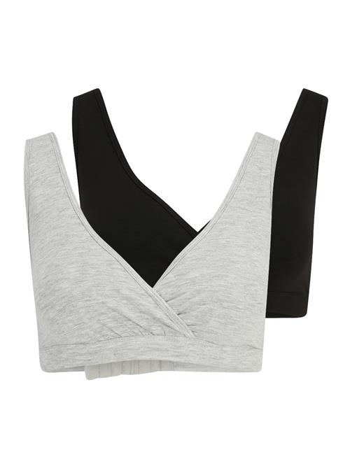 Lindex Maternity Amme-BH  lysegrå / sort