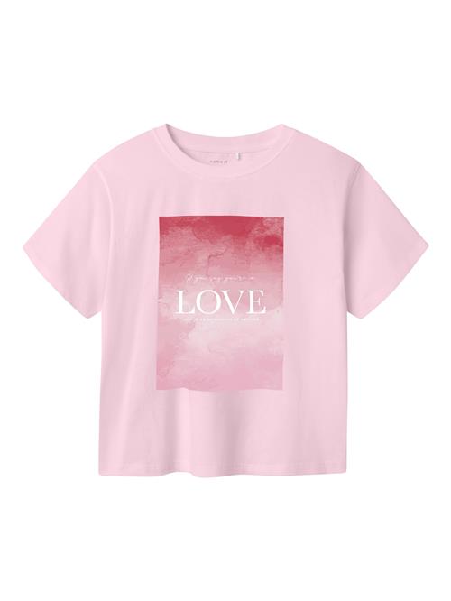 NAME IT Bluser & t-shirts 'NKFFogl'  rosé / lys pink / carminrød / hvid