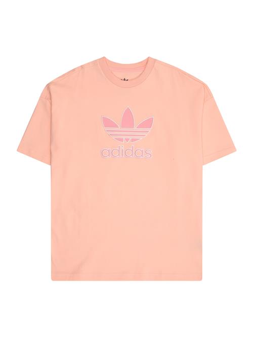 Se ADIDAS ORIGINALS Shirts 'Trefoil'  pink / gammelrosa / hvid ved About You