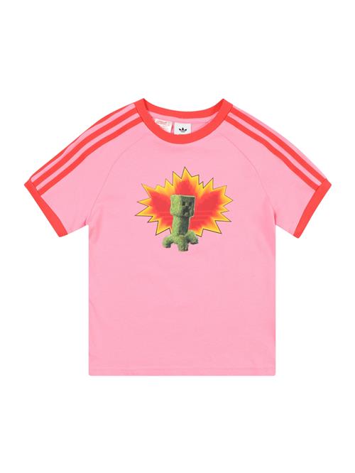 ADIDAS ORIGINALS Shirts 'Adidas Originals x Minecraft'  gul / orange / pink / rød