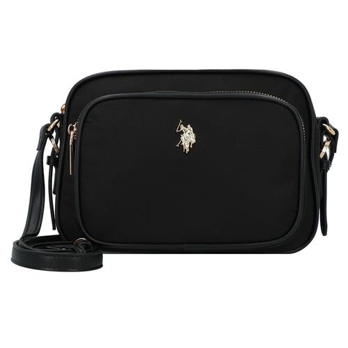 U.S. POLO ASSN. Skuldertaske 'Houston'  sort