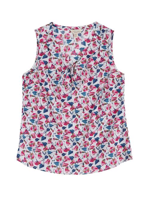 Seasalt Cornwall Overdel 'Cobbs Well'  brun / petroleum / pink / hvid