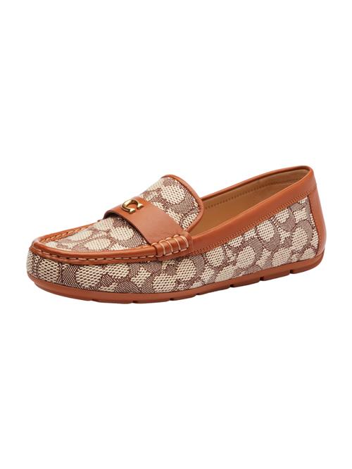 COACH Mokassin  ecru / cognac