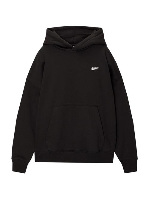 Pull&Bear Sweatshirt 'STWD'  sort / hvid