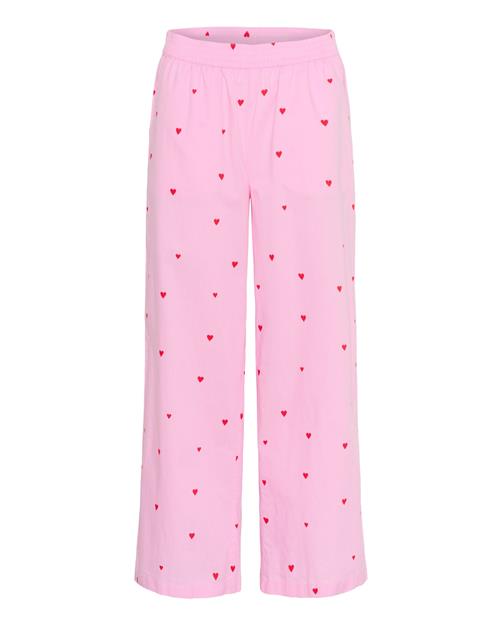 Se SAINT TROPEZ Bukser 'Jaline'  lys pink / rød ved About You