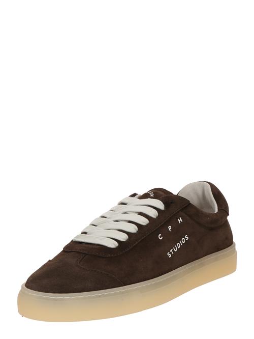 Copenhagen Sneaker low 'CPH433'  mørkebrun / hvid