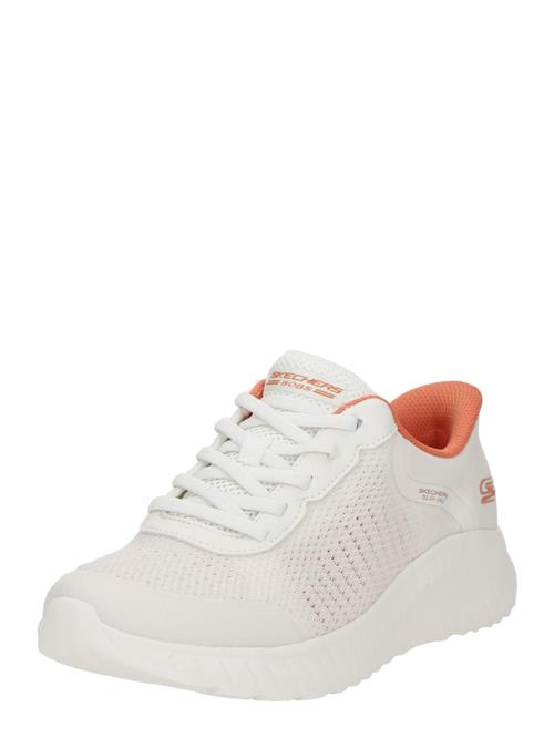 SKECHERS Sneaker low 'BOBS SQUAD CHAOS-BREEZY HOUR'  orange / hvid