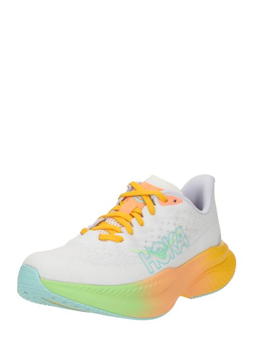 HOKA Løbesko 'MACH 6'  turkis / orange / hvid