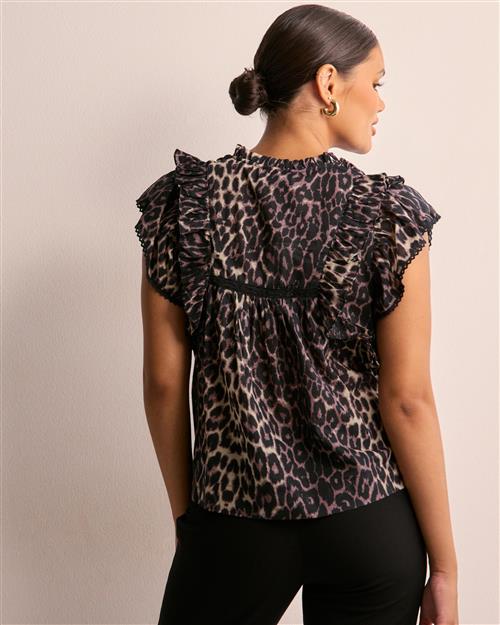 Neo Noir - Mønstret - Jayla Leo Voile Top