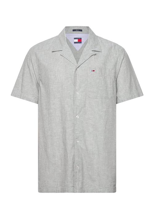 Tjm Linen Blend Camp Ss Ext Tommy Jeans White