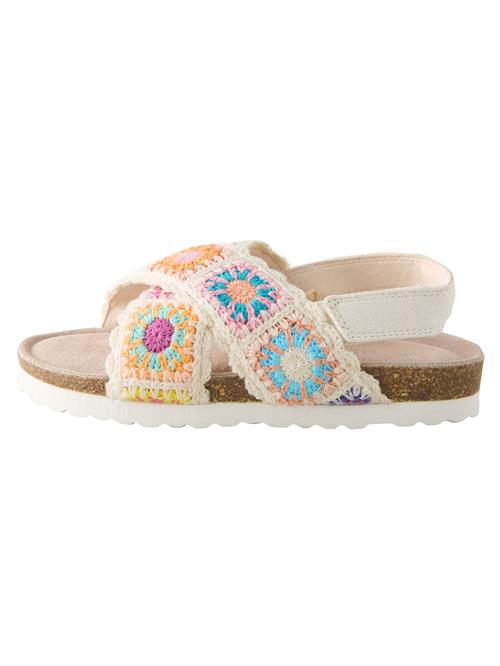 Next Sandaler  lyseblå / orange / lys pink / naturhvid