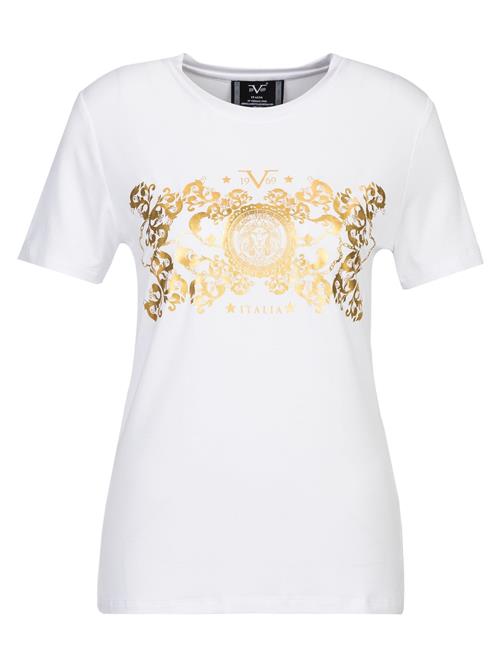 19V69 ITALIA Shirts  guld / hvid