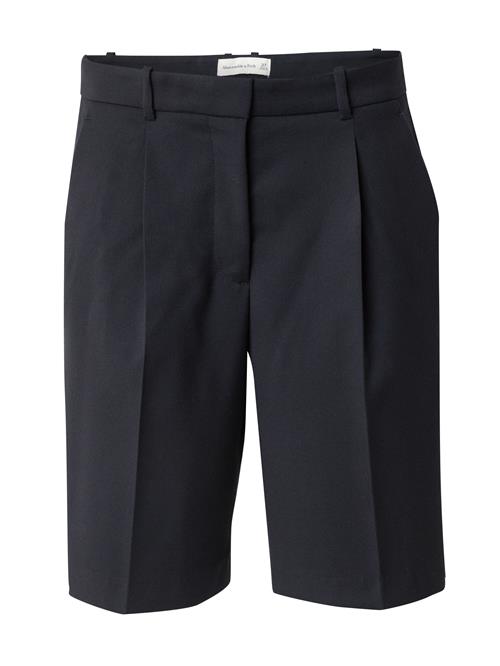 Abercrombie & Fitch Bukser med fals 'CLASSIC'  sort