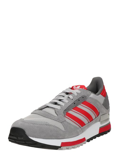 ADIDAS ORIGINALS Sneaker low 'ZX 600'  grå / rød / sølv
